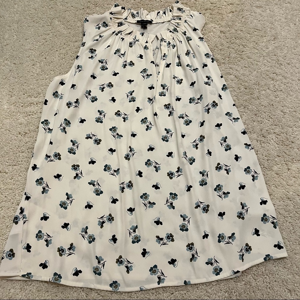 Anne Taylor floral blouse